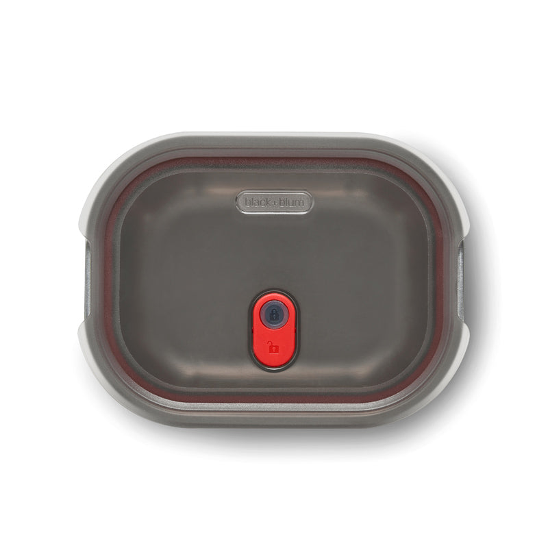 boite en inox étanche avec loquet d'ouverture fermeture pour la cuisson au micro-ondes