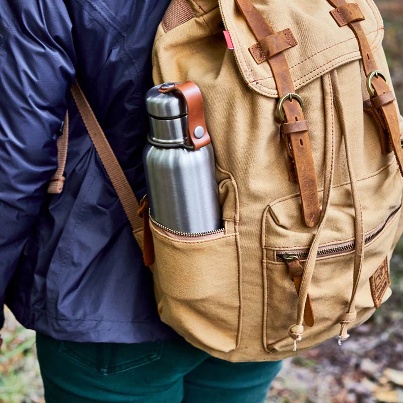 gourde inox robuste et durable, idéale pour la randonnée