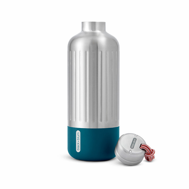 gourde inox isotherme black+blum explorer coloris bleu