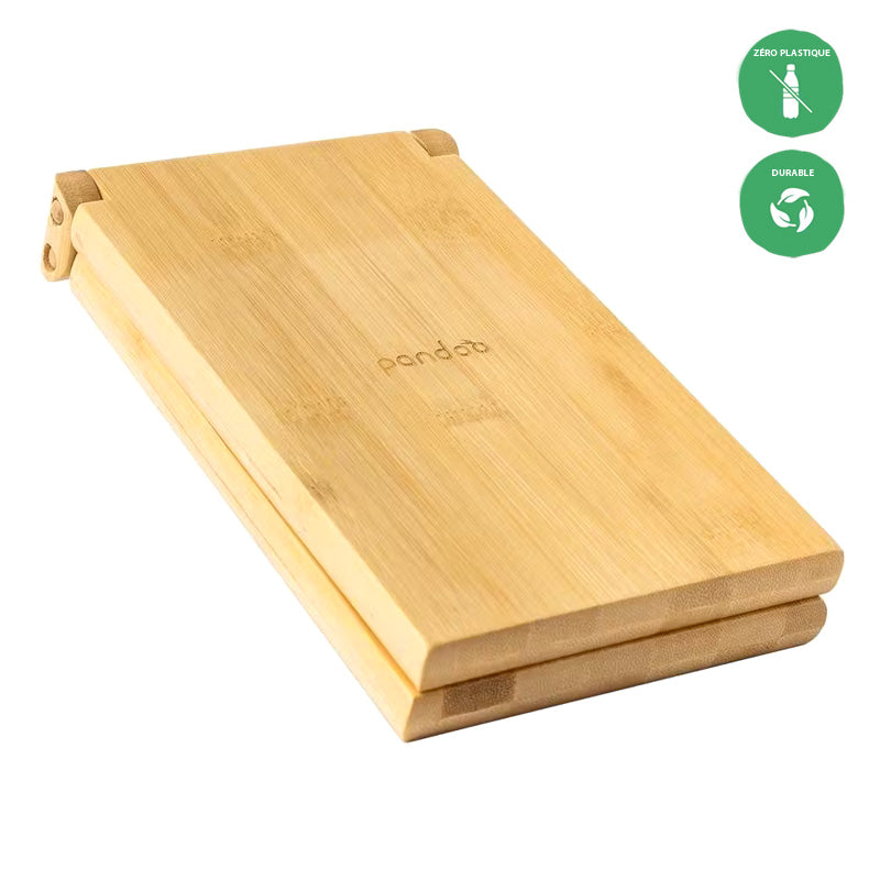 Jeu ancestral de réflexion et de stratégie Mancala - Pliable et portable, fabriqué en bambou