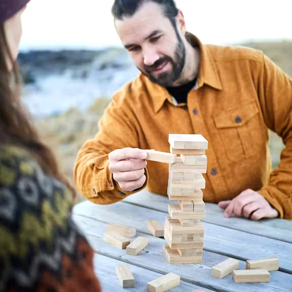 jeu de construction et d'habilité en bois, idée cadeau pour petits et grands