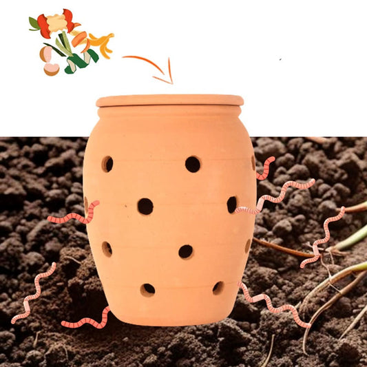 le lombricomposteur de 9 litres peut être installer dans un bac ou une grande jardinière sur votre balcon ou directement dans le sol de votre portager