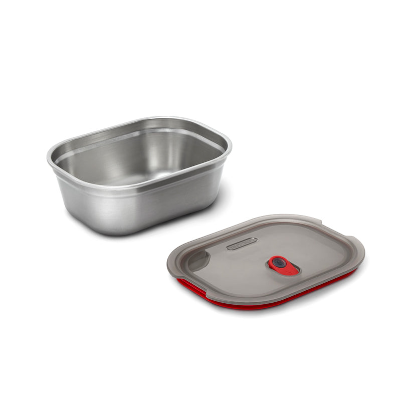 vue de la lunch box 900ml Black+Blum ouverte avec son couvercle