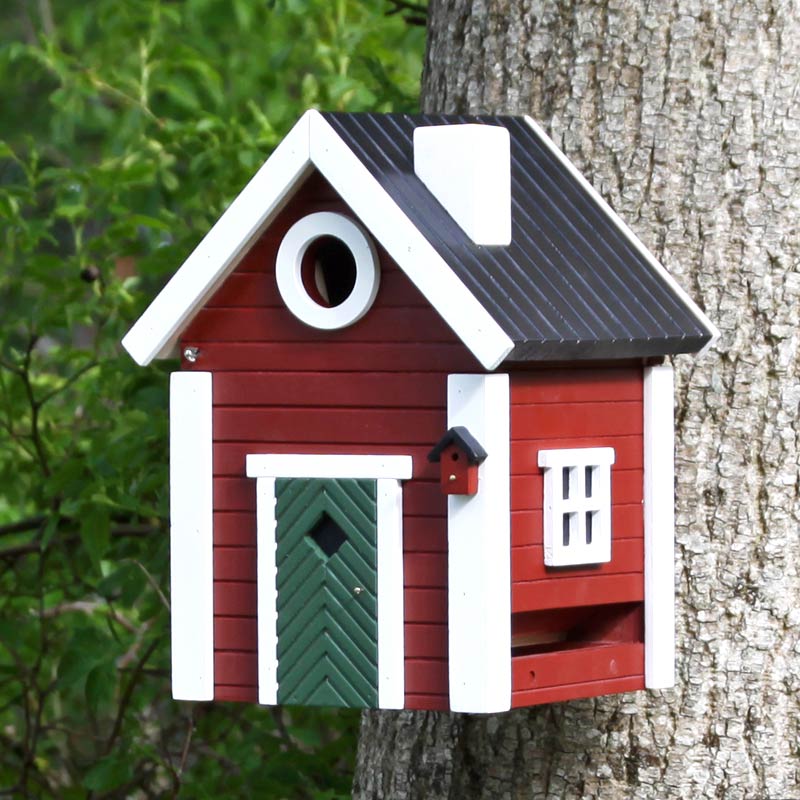 Nichoir mangeoire Multiholk rouge Wildlife Garden - Article neuf avec léger défaut à -30%