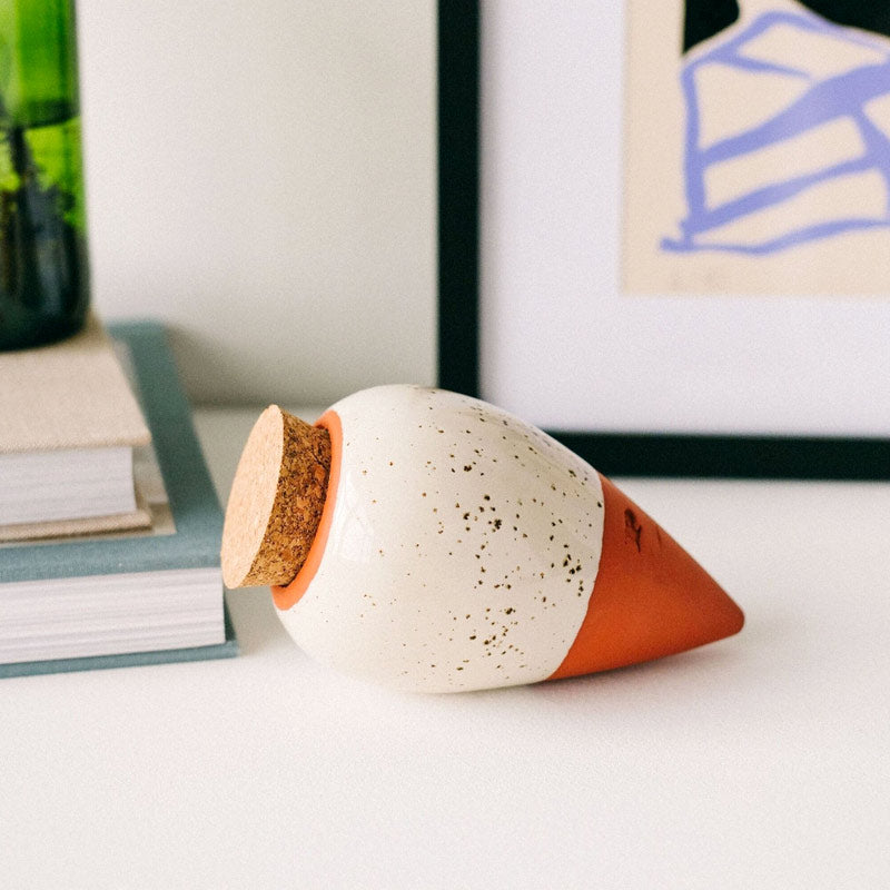 belle olla décorative sur le point d'être plantée