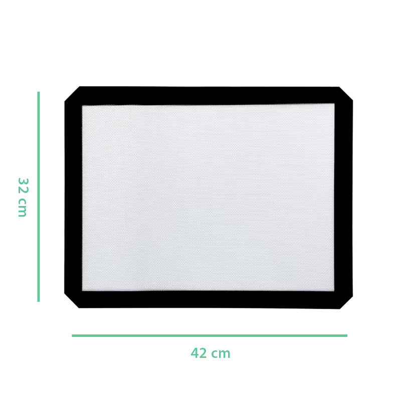 Tapis de cuisson pour plaque de four 42 x 32 cm réutilisable