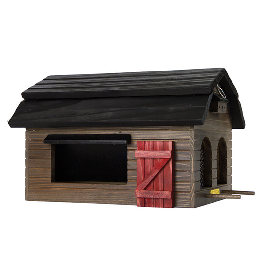 mangeoire multifeeder grange  brune wildlife garden pour attirer de nombreux oiseaux dans votre jardin