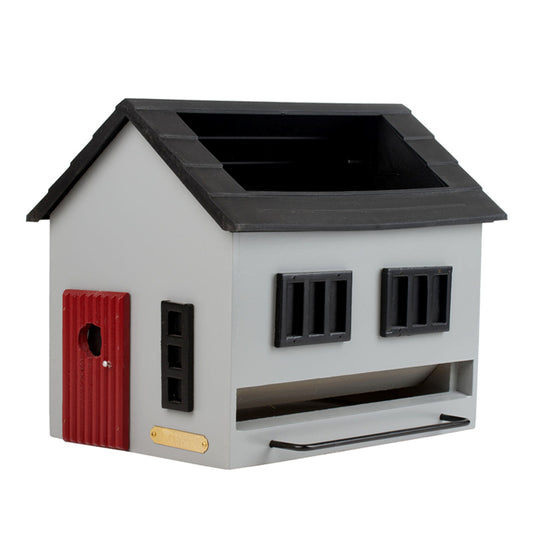 mangeoire à oiseaux maison grise Wildlife Garden WG356