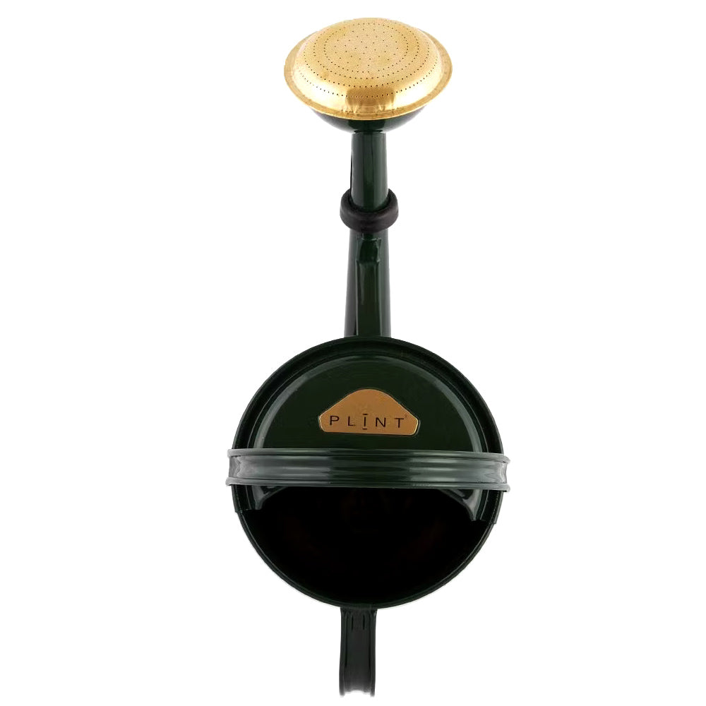 Arrosoir Plint vert d'une contenance de 5 litres. Couleurs chic vert anglais et or. Arrosoir en métal de qualité au look unique qui rappelle les arrosoirs d'autrefois