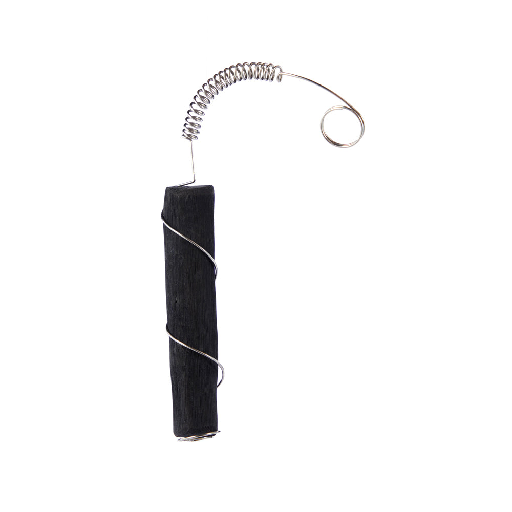 bâton de charbon binchotan filtrant avec spirale en inox
