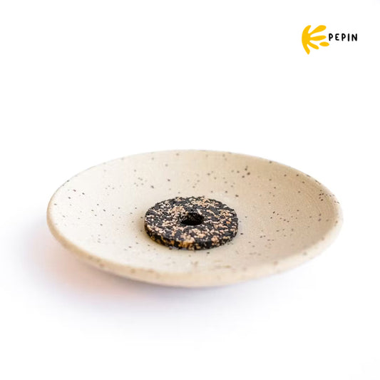 coupelle de croissance en céramique pepin avec bague en liège pour les graines et les bouturres