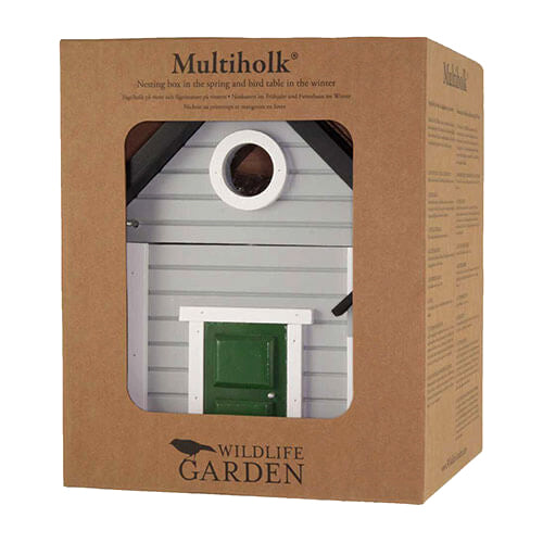 Emballage carton recyclable du nichoir WG119 maison grise de Wildlife Garden
