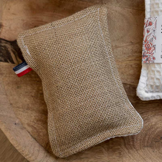 éponge lavable réutilisable La Frenchie fabriquée à la main en France avec des produits naturels