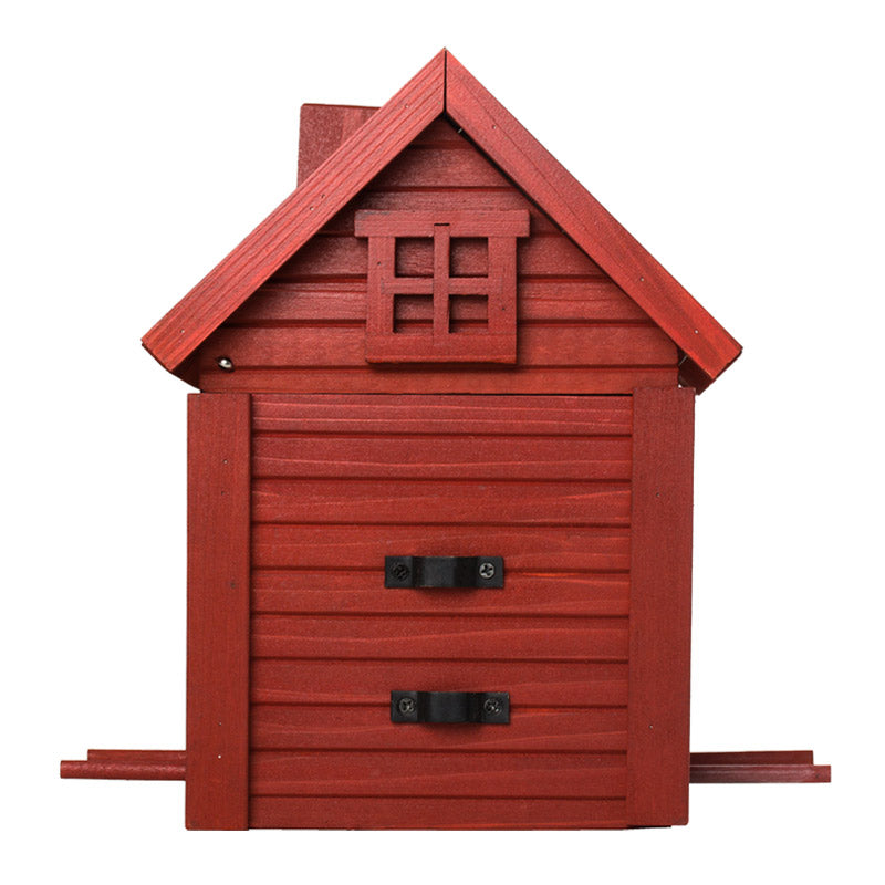 Nichoir cabane à oiseaux de style scandinave Wildlife Garden terre rouge