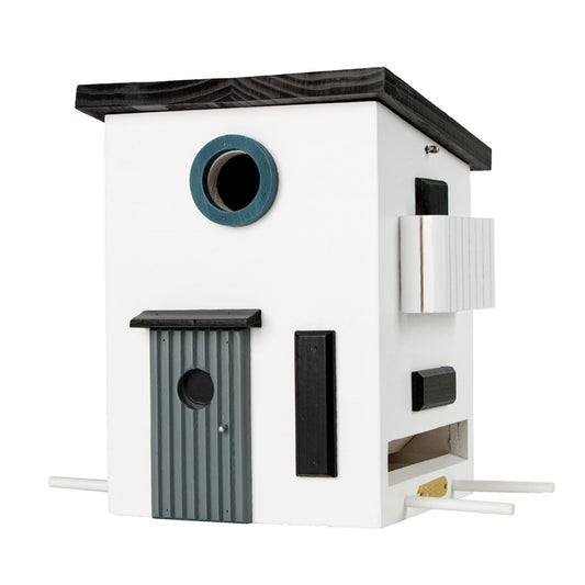 nichoir mangeoire wildlife garden en bois durable de qualité. Très bien adapté aux besoins des oiseaux et bel objet déco pour le jardin