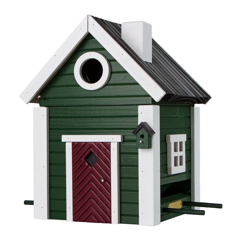 Nichoir mangeoire à oiseaux Multiholk Wildlife Garden vert WG107