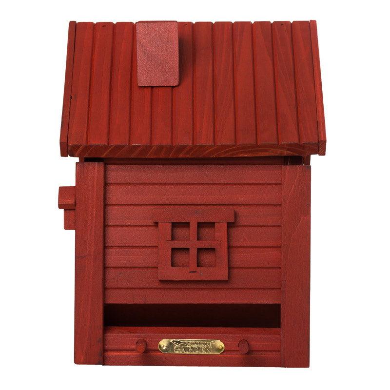 Nichoir cabane à oiseaux de style scandinave Wildlife Garden terre rouge