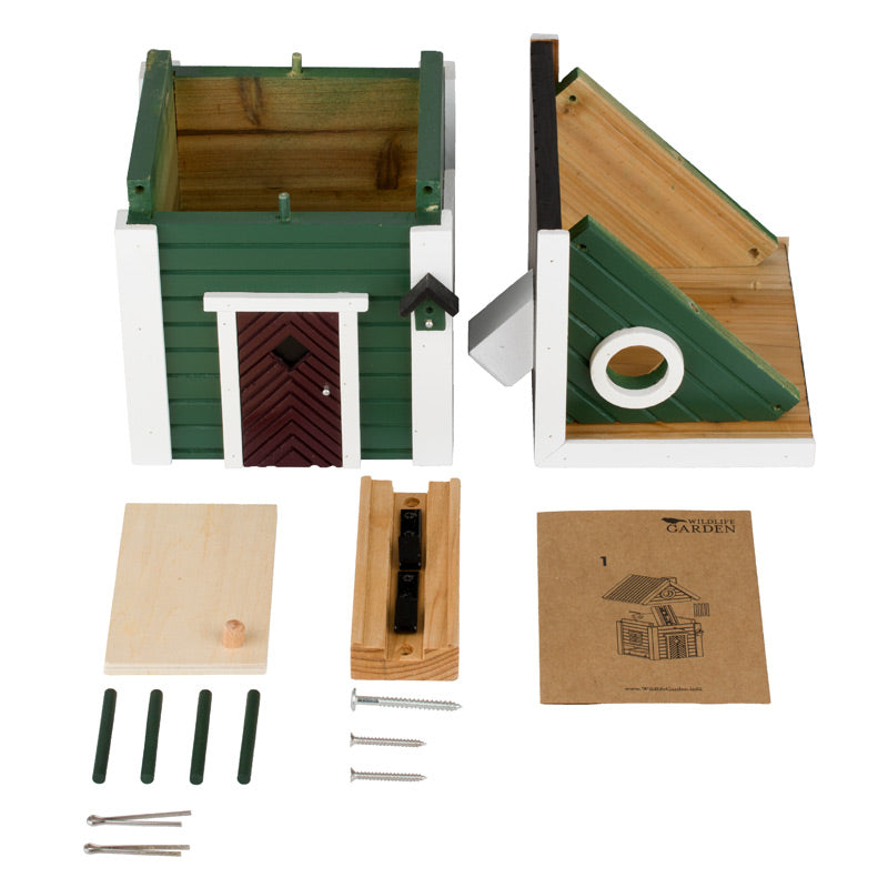 accessoires du nichoir à oiseaux Wildlife Garden maison verte