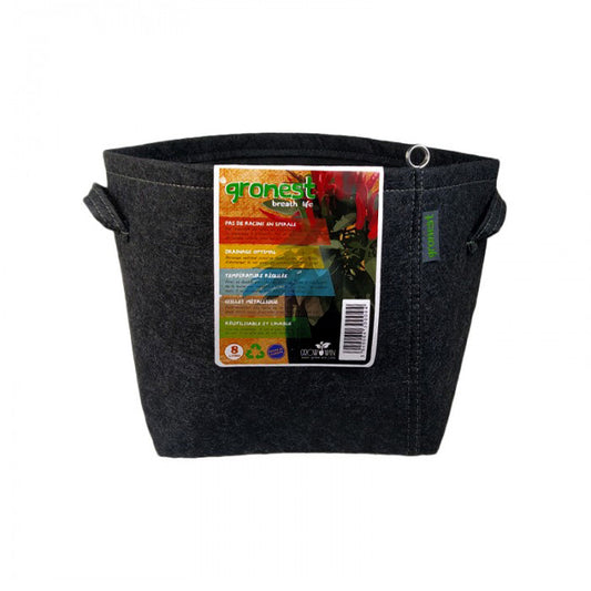 sac respirant en géotextile GRONEST 8L pour cultiver les plantes