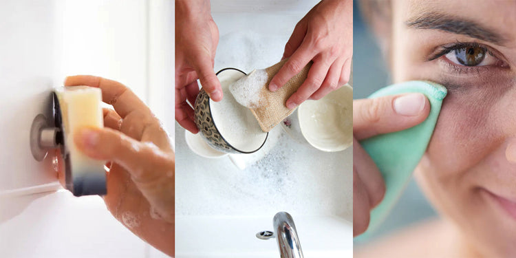 Produits et accessoires d'hygiène et d'entretien écologiques zéro déchet pour la maison