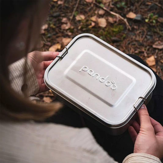 grande boite a lunch pandoo 1200 ml pour emmener ses repas partout de manière écologique et durable