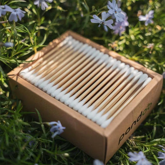 boite de 200 cotons-tiges écologiques 100% biodégradables pandoo