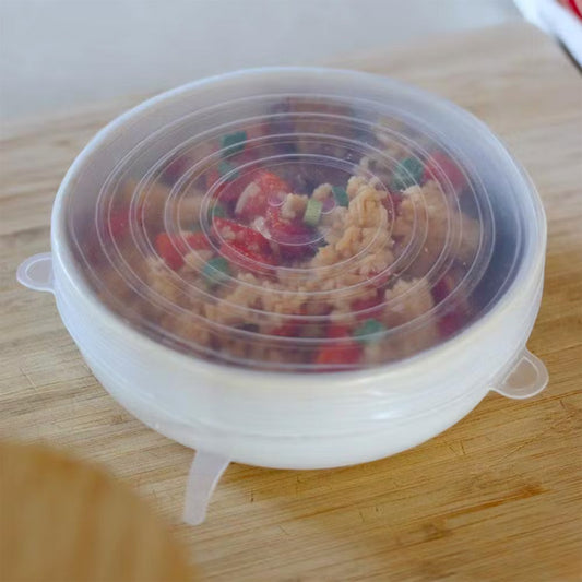 couvercle en silicone pour couvrir les aliments et les conserver plus longtemps