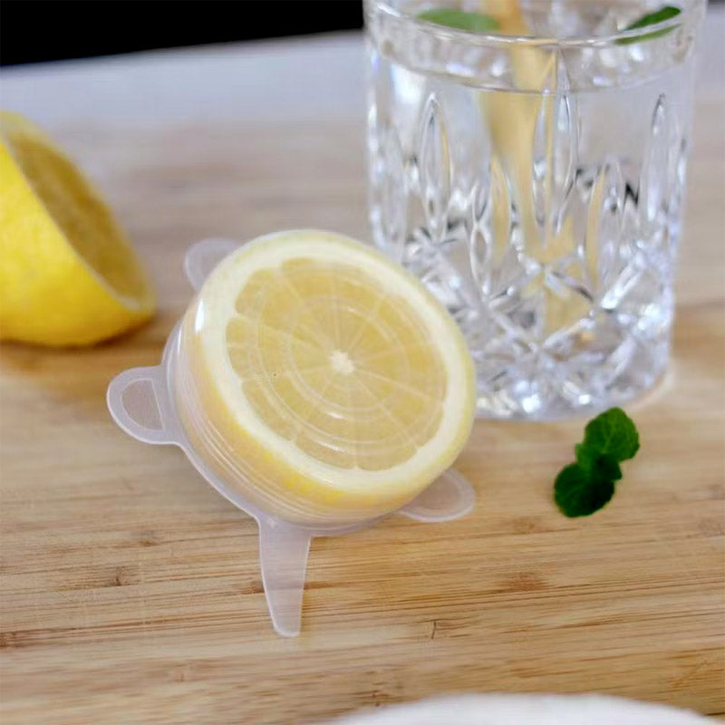 couvercle en silicone extensible réutilisable, un indispensable de la cuisine zéro déchet. Permet de conserver les aliments, ainsi que les fruits et légumes plus longtemps et sans odeur