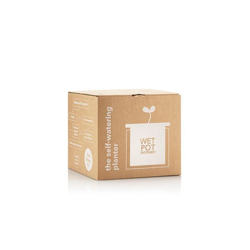 le wet pot S est livré emballé et protégé dans un carton wet pot systems recyclable