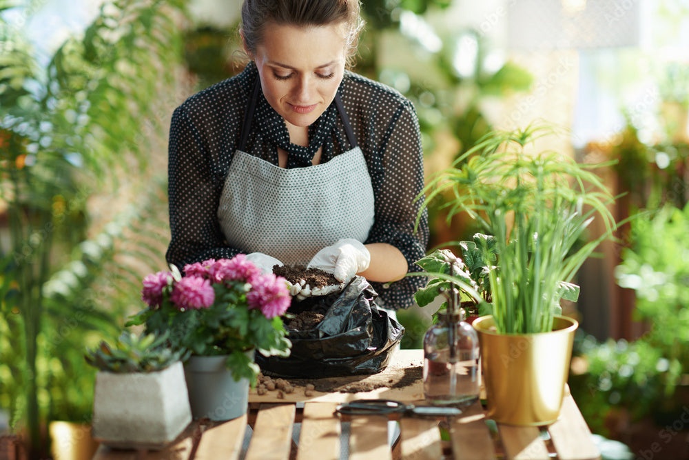 je fais pousser et je nourris mes plantes ou mes légumes avec le jus ou le terreau de mon composteur