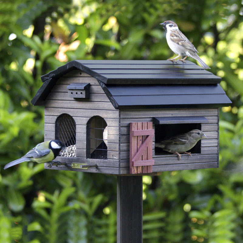 mangeoire grange brown multifeeder wildlige garden pour nourrir les oiseaux dans votre jardin