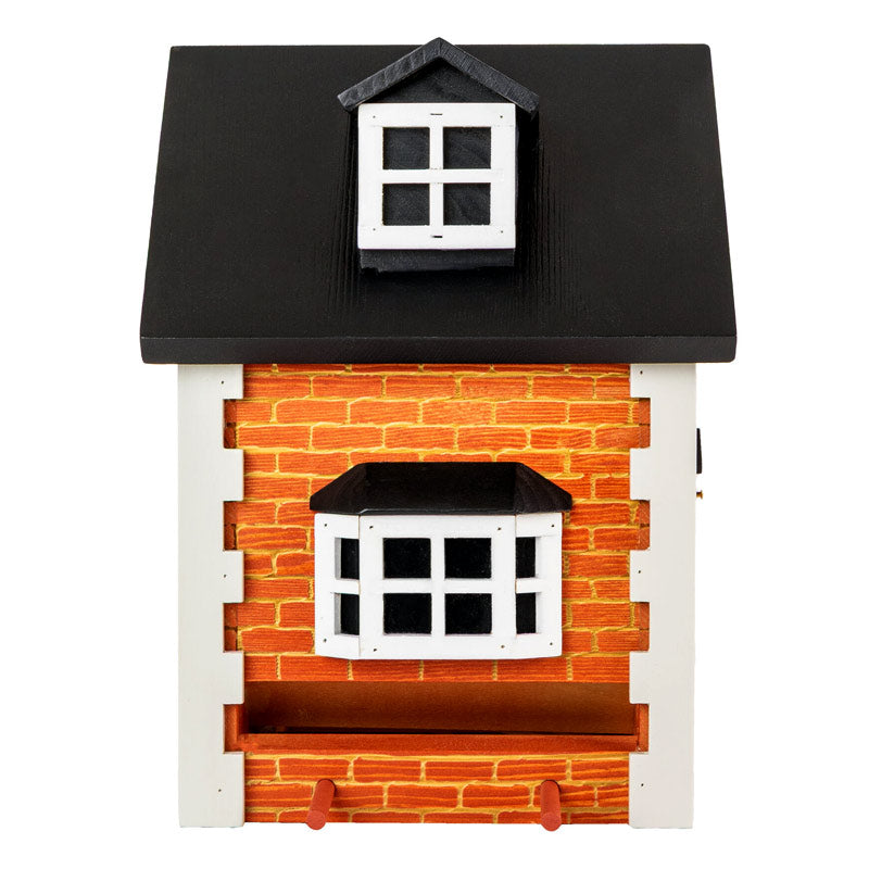 Nichoir décoratif briques pour jardin