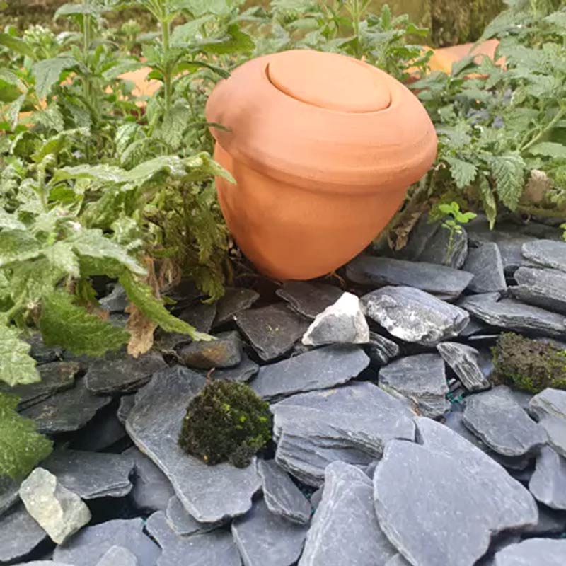 olla bolet en forme de champignon à planter aux pieds des plantes pour un arrosage autonome