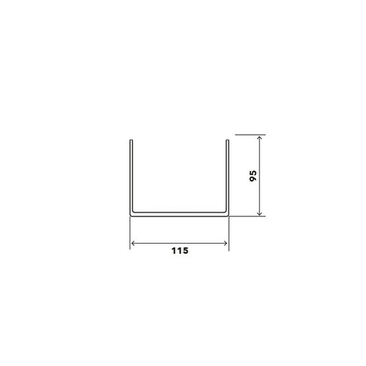 dimensions du réservoir d'eau en verre pour wet pot taille xs