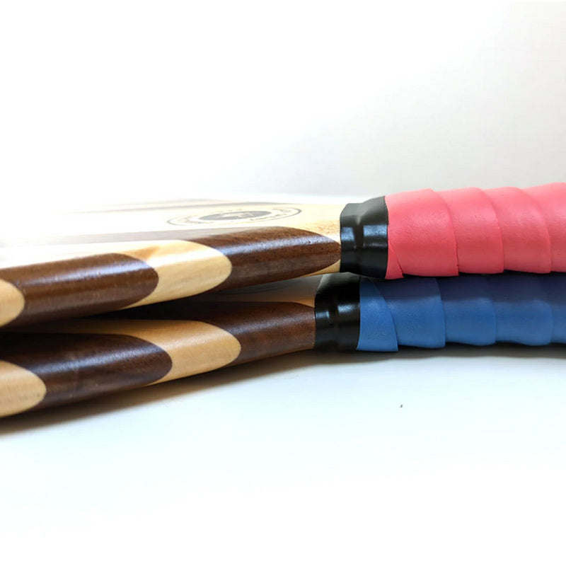 Jeu de raquette en bois haut de gamme Frenchie Edition avec sacoche bleu marine