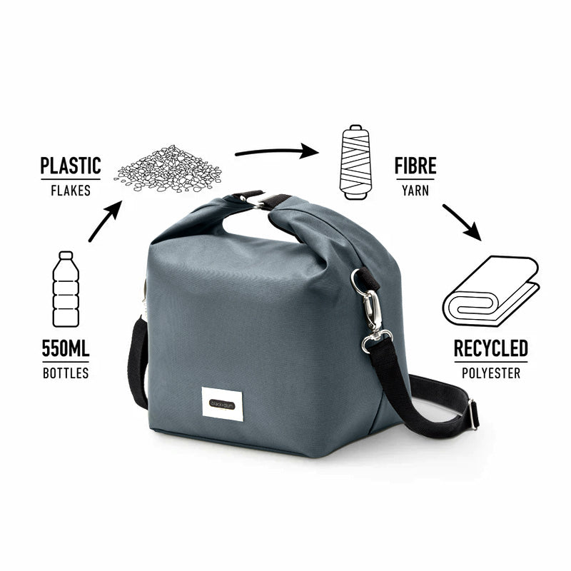 sac à lunch isotherme Black+Blum Slate en tissu recyclé