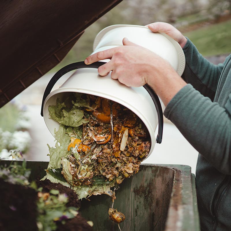 le bokashi peut être vider dans le composteur de jardin ou directement entre les platebandes du potager pour enrichir la terre