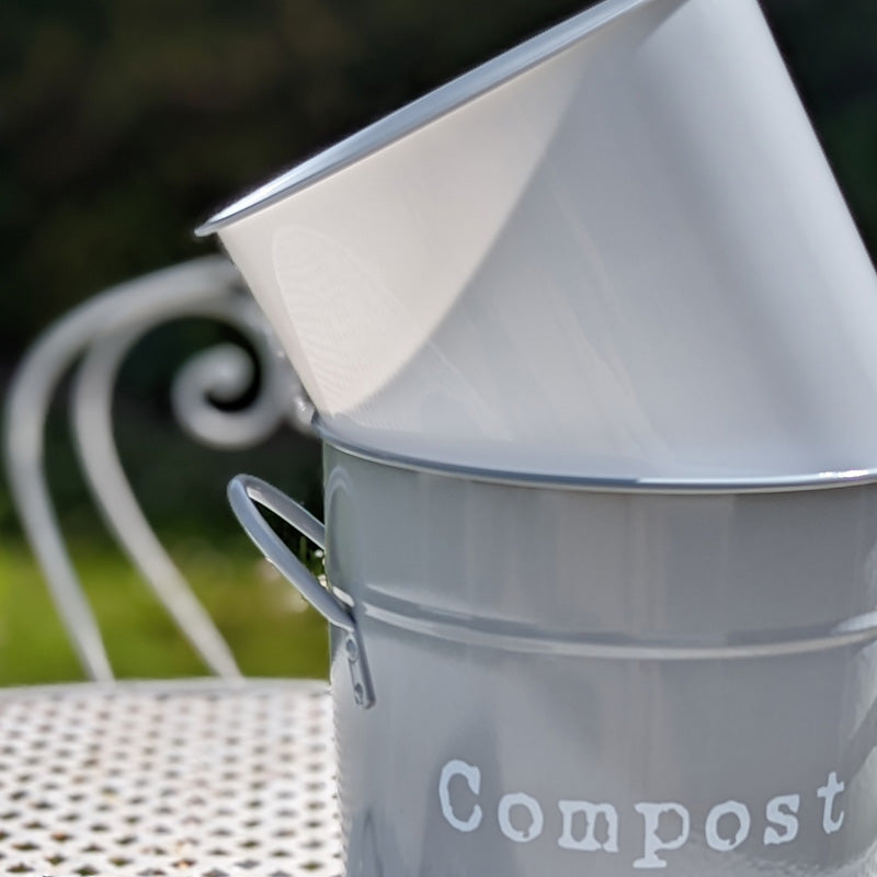 Bac À Compost De Cuisine - Bac De Déchets Alimentaires Facile À Nettoyer  Avec Poignées