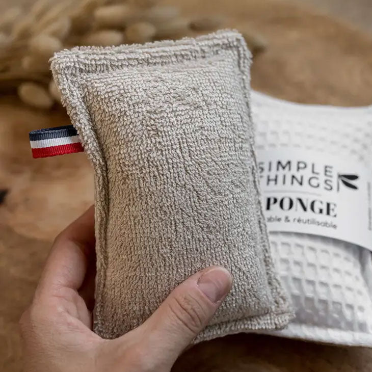 éponge lavable écologique 100% coton fabriquée en France