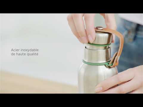 présentation de la gourde isotherme en inox Black Blum