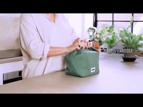 Vidéo de présentation du lunch bag Black+Blum vert olive