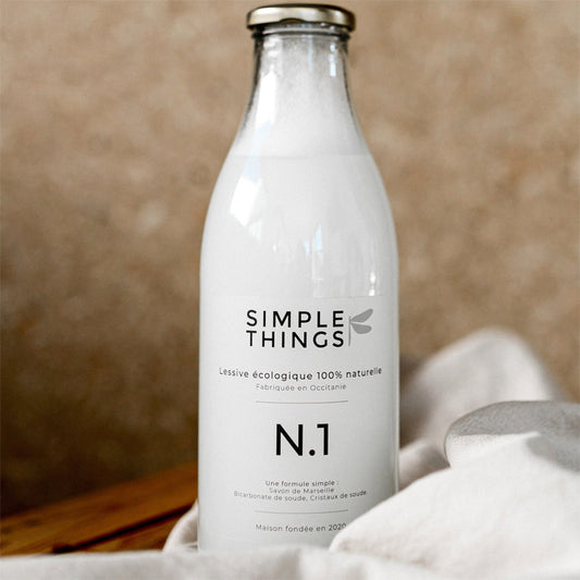 bouteille de 1 litre de lessive écologique Simple Things