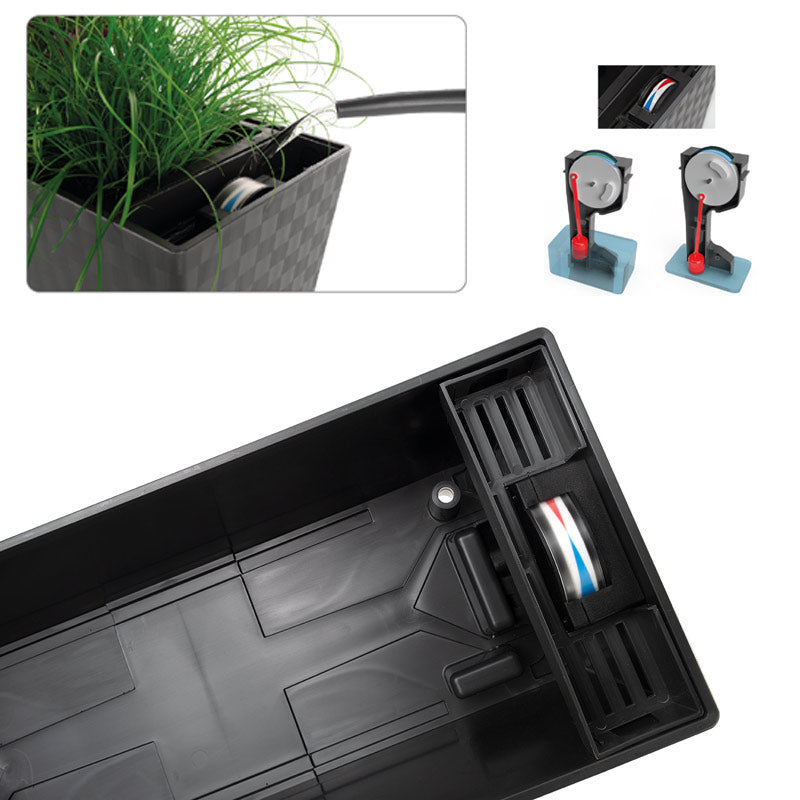 jardinière supreme 50 cm avec système d'arrosage autonome intégré