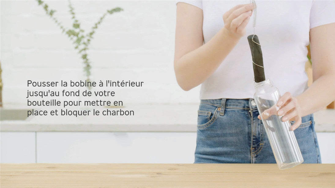tutoriel vidéo charbon actif avec spirale inox black & blum